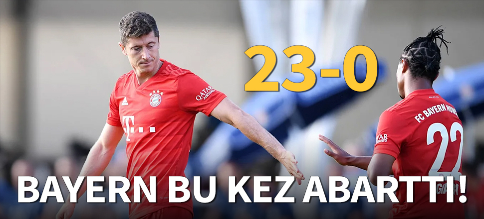Bayern Münih abarttı: 23-0
