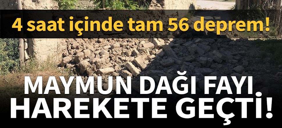 Maymun Dağı fayı harekete geçti!