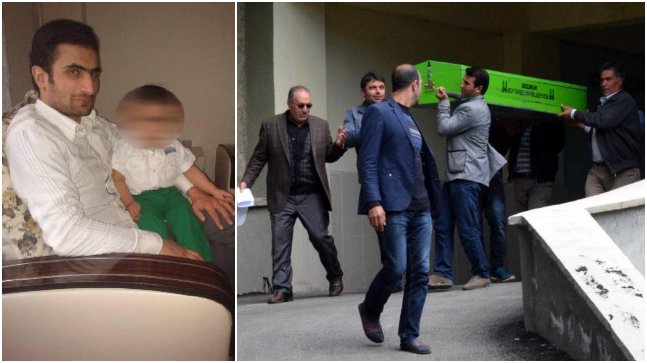 Cani eş ağaç kovuğunda yakalandı!