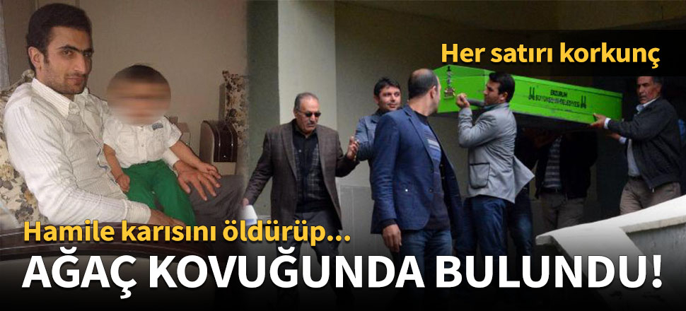 Cani eş ağaç kovuğunda yakalandı!