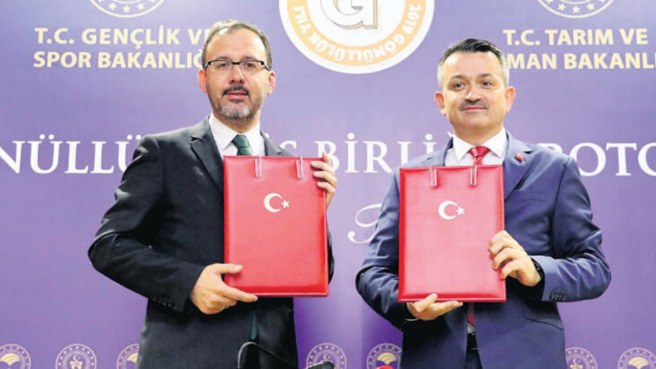 İki bakanlık arasında gönüllülük protokolü!