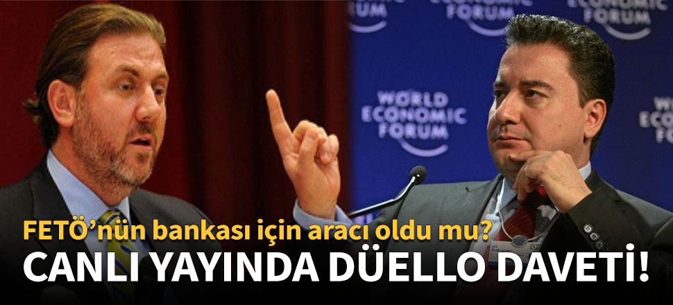 Bulut'tan Babacan'a canlı yayında düello daveti!