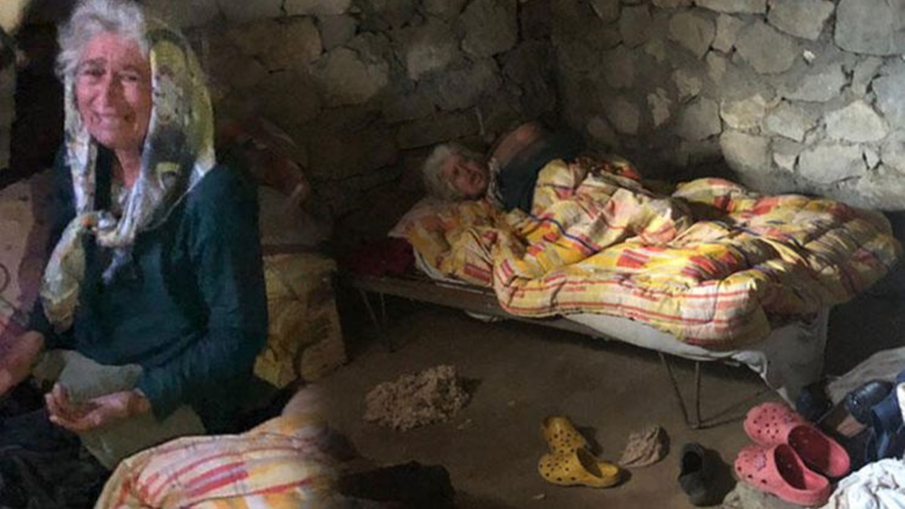 Yaşlı kadın bu halde bulundu