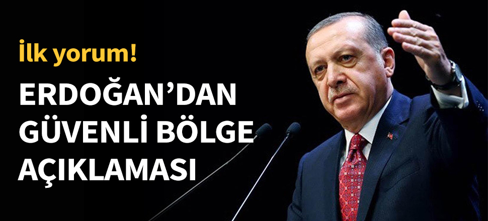 Cumhurbaşkanı Erdoğan'dan Güvenli Bölge açıklaması...