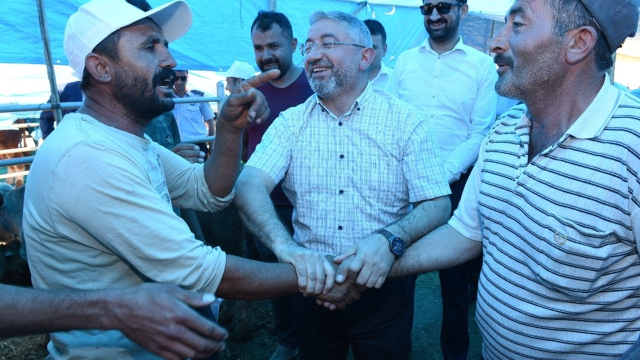 Çorum'da Başkan Halil İbrahim Aşgın’dan, Hayvan Pazarında inceleme