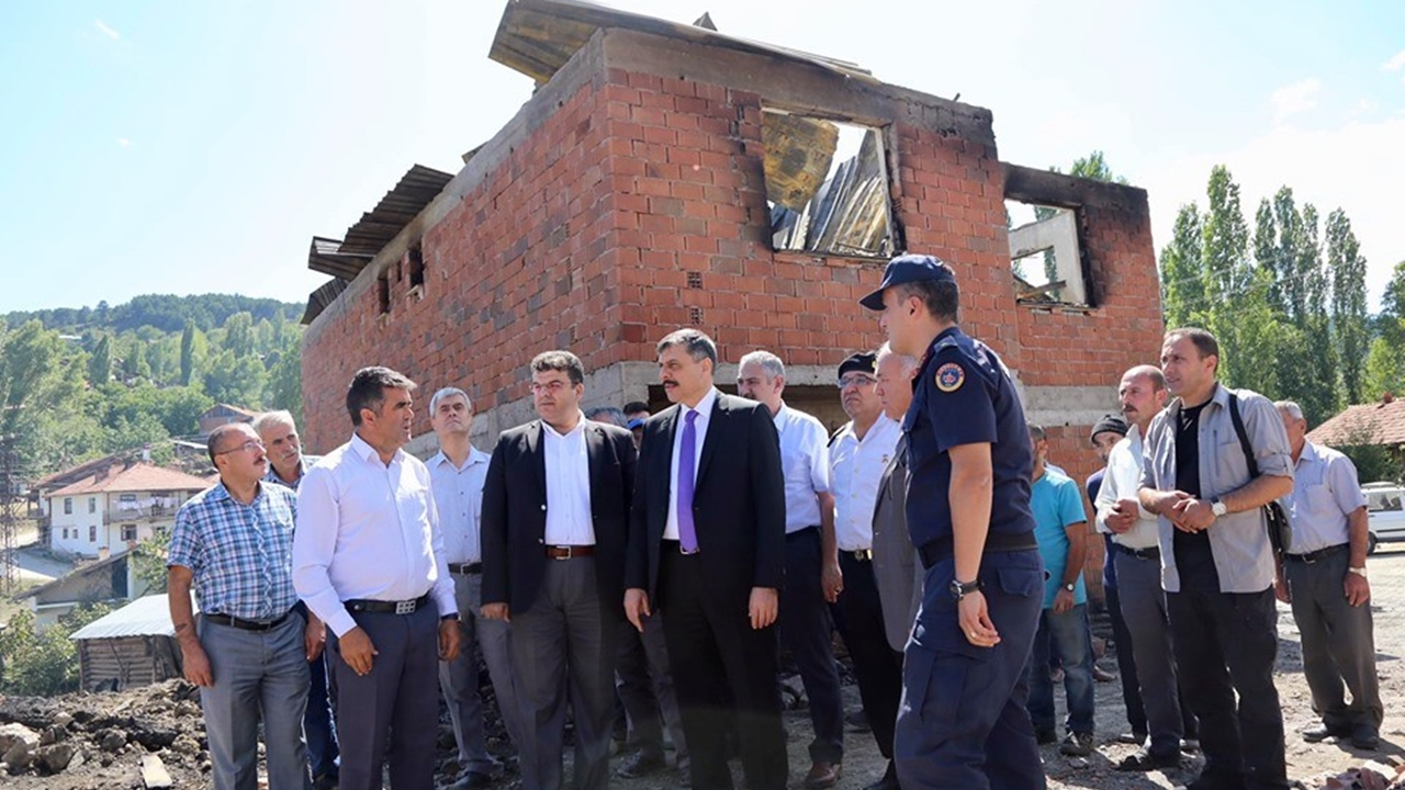 Çorum'da Vali Mustafa Çiftçi’den Sorkun köyün’de inceleme