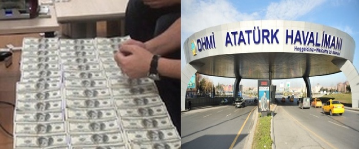 Atatürk Havalimanı'nda FETÖ'nün 9,5 milyon doları yakalandı!