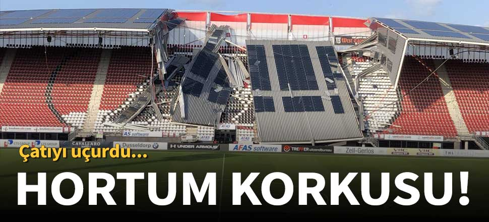 Stadyumda büyük hasar meydana geldi!