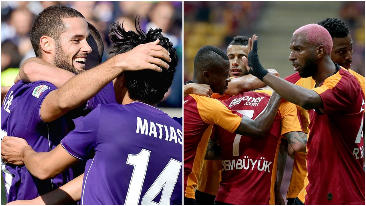 Galatasaray Fiorentina'da dağıldı: 4-1