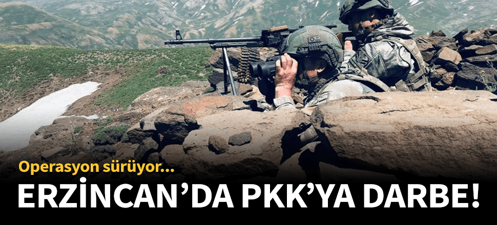 Erzincan'da PKK'lı bir terörist öldürüldü!