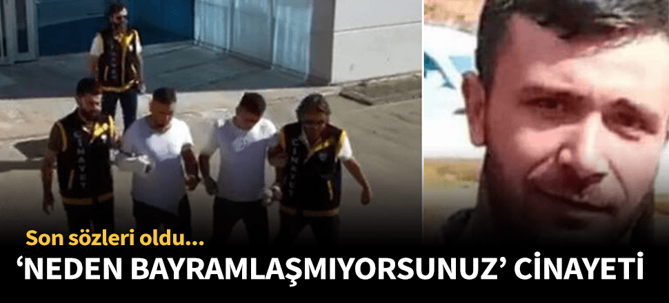 "Neden bayramlaşmıyorsunuz" deyip bıçakla saldırdı