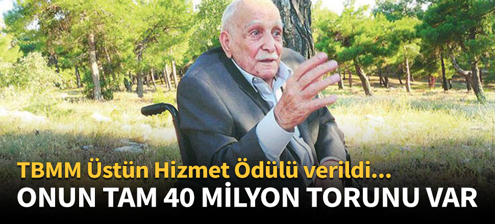 Onun tam 40 milyon torunu var!