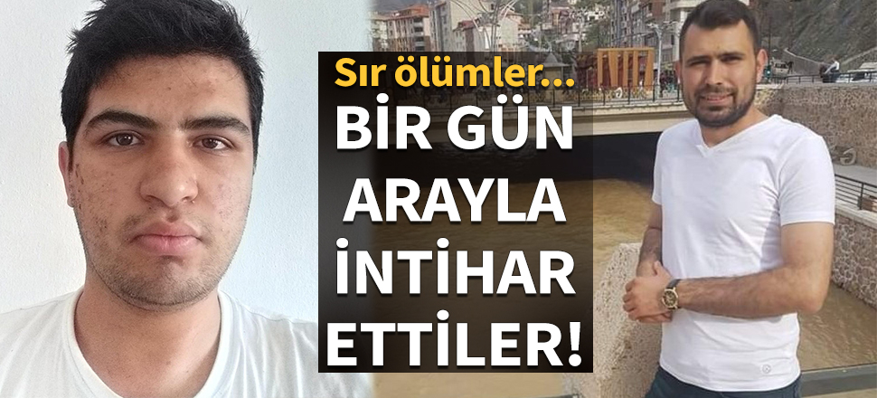 Bir gün arayla intihar ettiler!