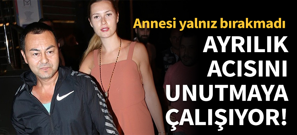 Ayrılığı unutmaya çalışıyor!
