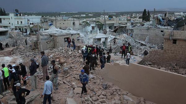 Rus ve Esed güçlerinin katlettiği sivil sayısı 61'e çıktı