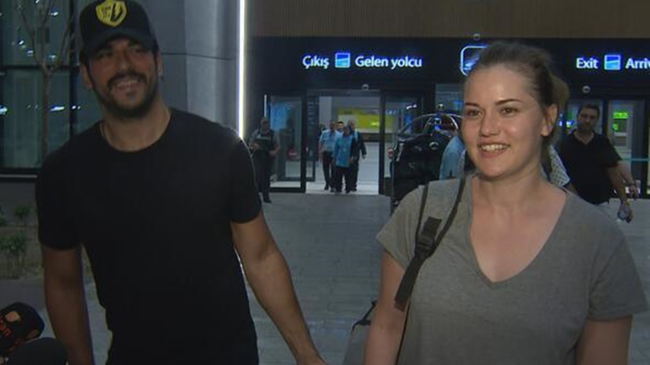4 ay önce doğum yapan Fahriye Evcen havalimanında böyle görüntülendi!