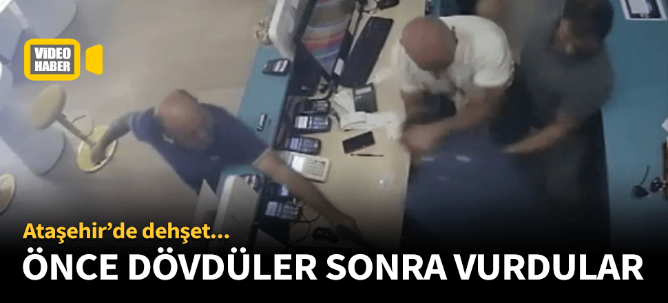 GSM bayinin çalışanını dövüp bacağından vurdular!