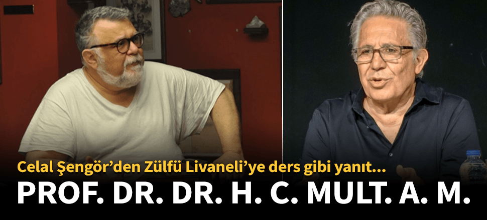 Celal Şengör'den Livaneli'ye ilginç titrli yanıt!