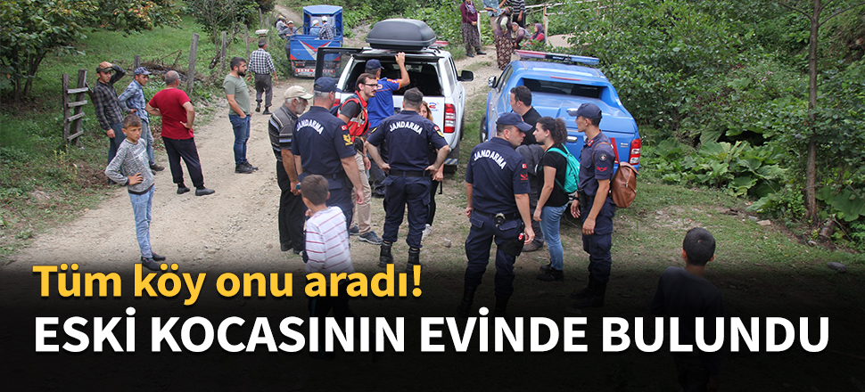 Eski kocasının evinde bulundu...