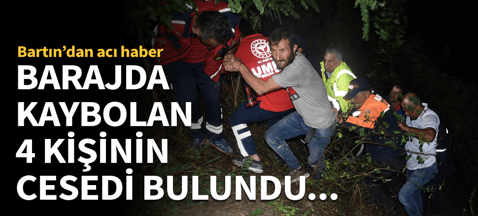 Otomobil baraj gölüne uçtu! 4 kişi öldü