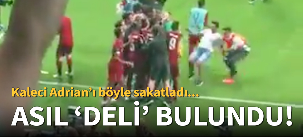 Liverpool kalecisinin sahaya giren taraftar tarafından sakatlandığı an!