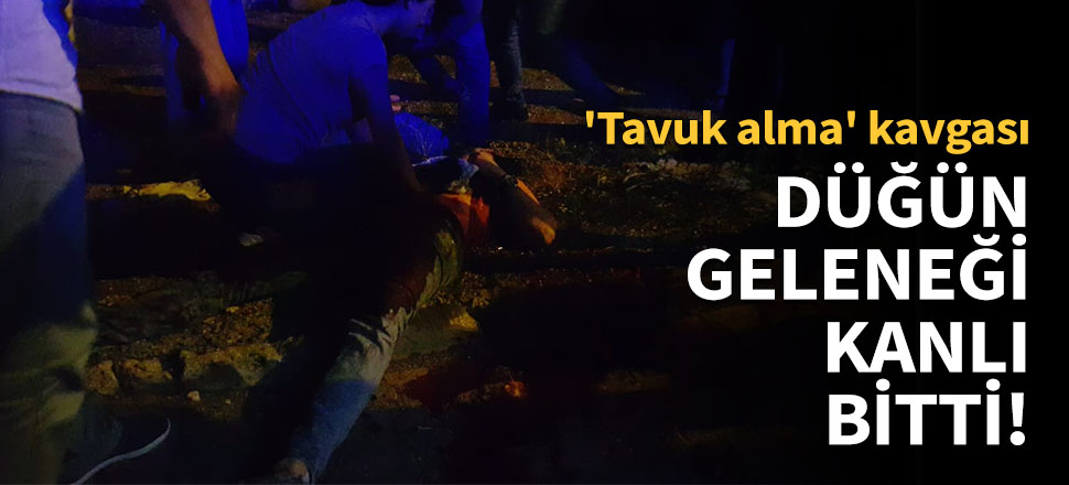 Bursa'da düğün geleneği kanlı bitti!