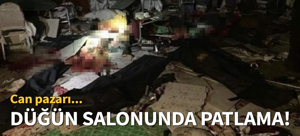 Düğün salonunda patlama!