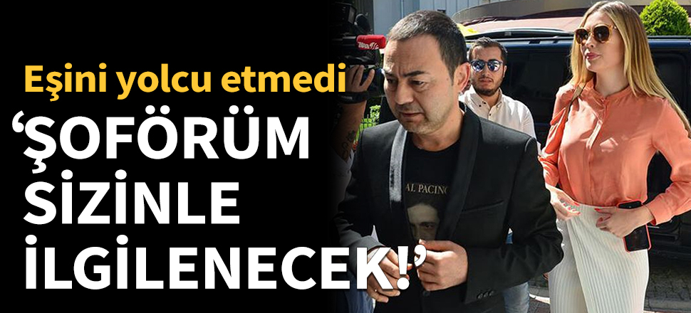 Evden ayrılırken eşini yolcu etmedi!