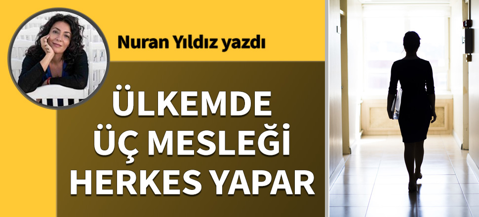 Ülkemde üç mesleği herkes yapar