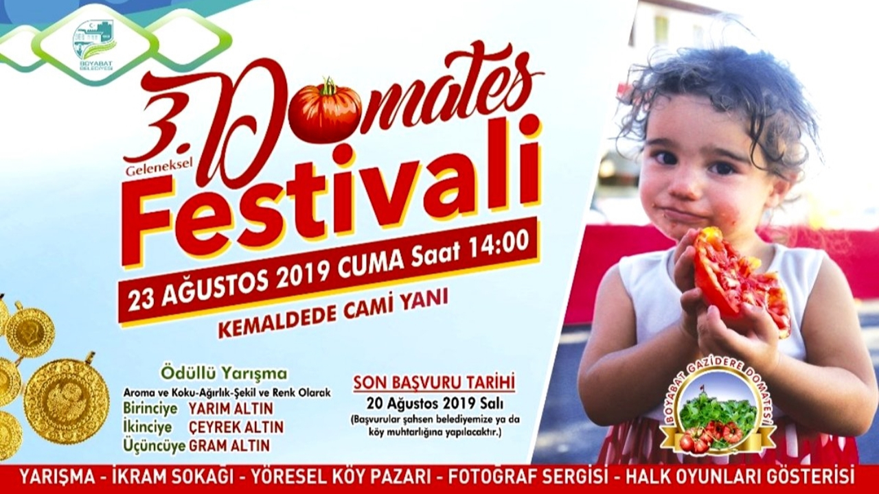 Sinop'ta Başkan Şefik Çakıcı’dan domates festivaline davet