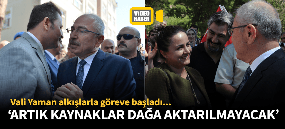 "Artık kaynaklar dağa aktarılmayacak"