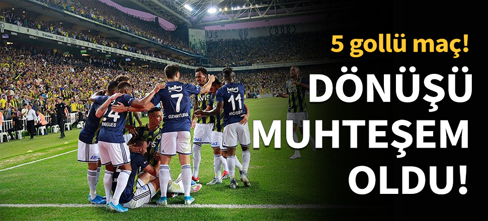 Fenerbahçe, Gazişehir Gaziantep'i farklı geçti!
