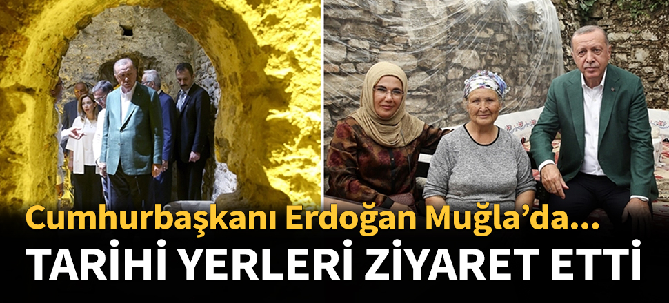 Tarihi yerleri ziyaret etti...