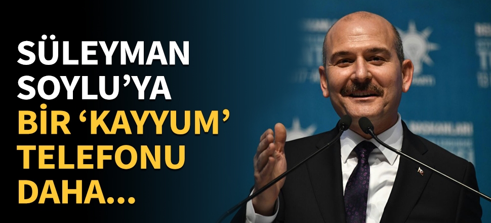 Bakan Soylu'ya bir tebrik daha!