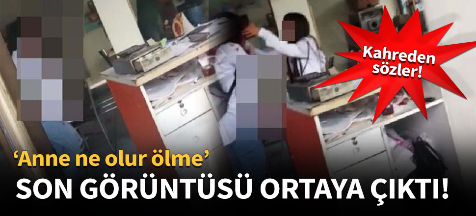 Son görüntüsü ortaya çıktı! Kahreden sözler