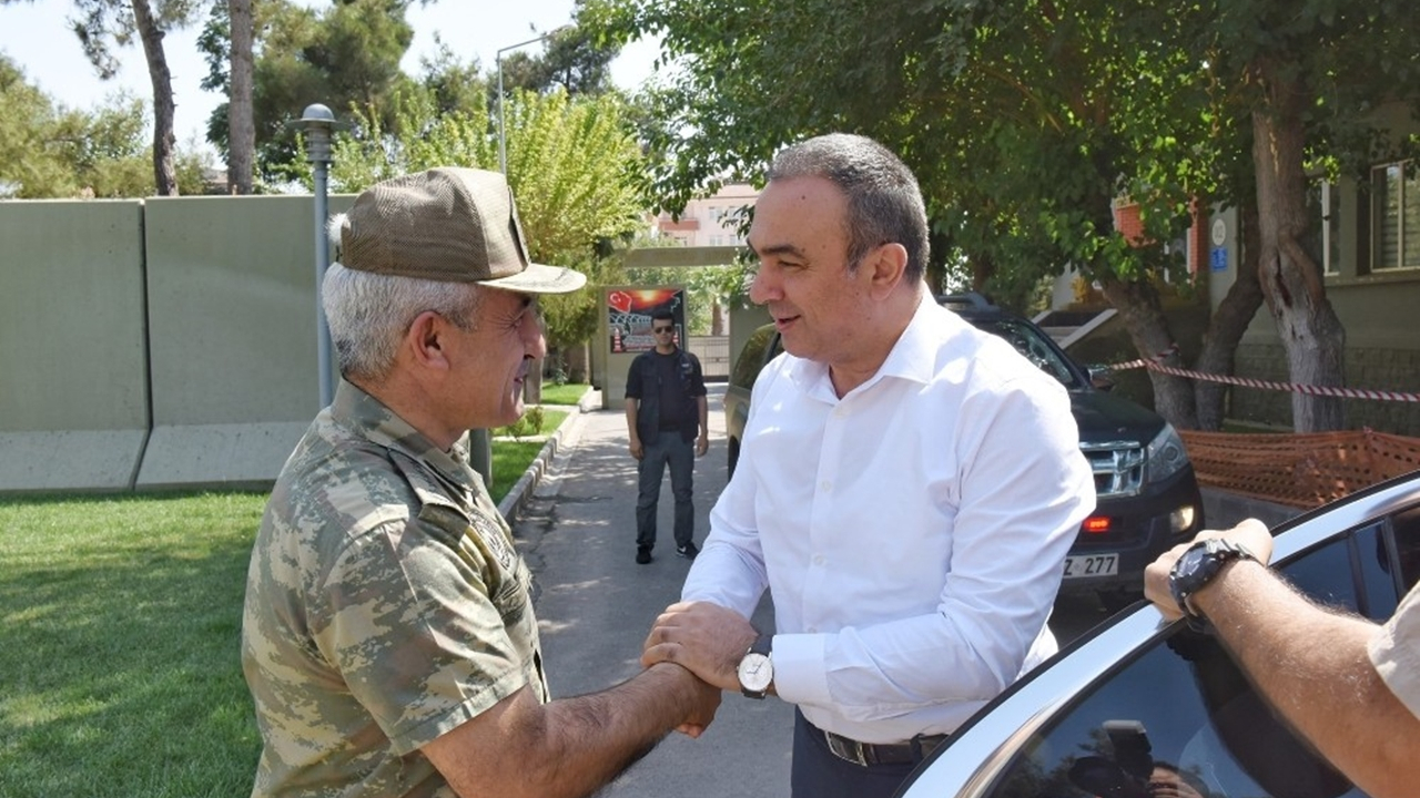 Kilis'te Vali Recep Soytürk’ten Garnizon Komutanı Mehmet Cihanoğlu’na ziyaret