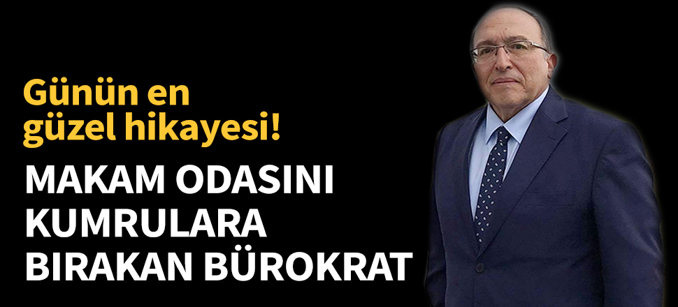 Makam odasını kumrulara bırakan bürokrat...