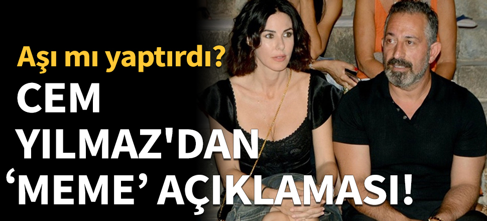 Cem Yılmaz'dan 'meme' açıklaması!