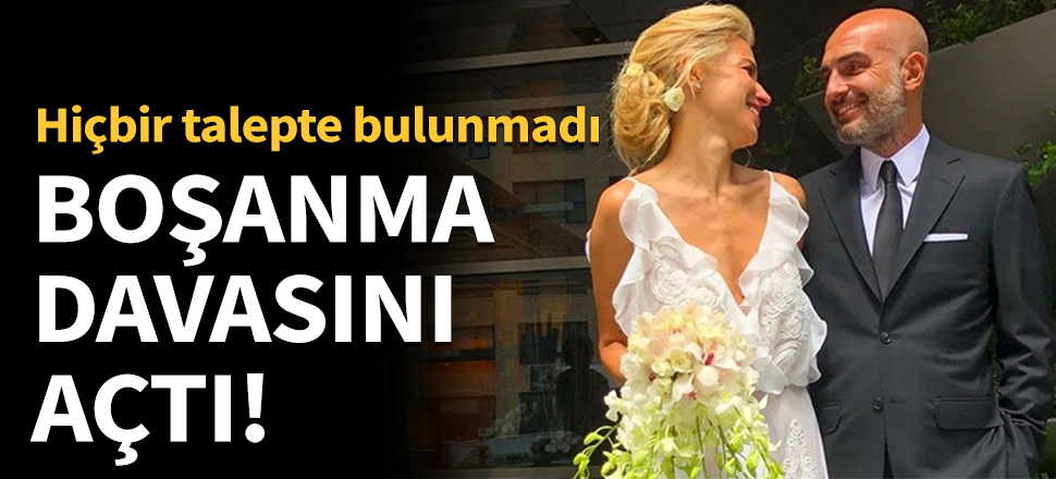 Boşanma davasını açtı!
