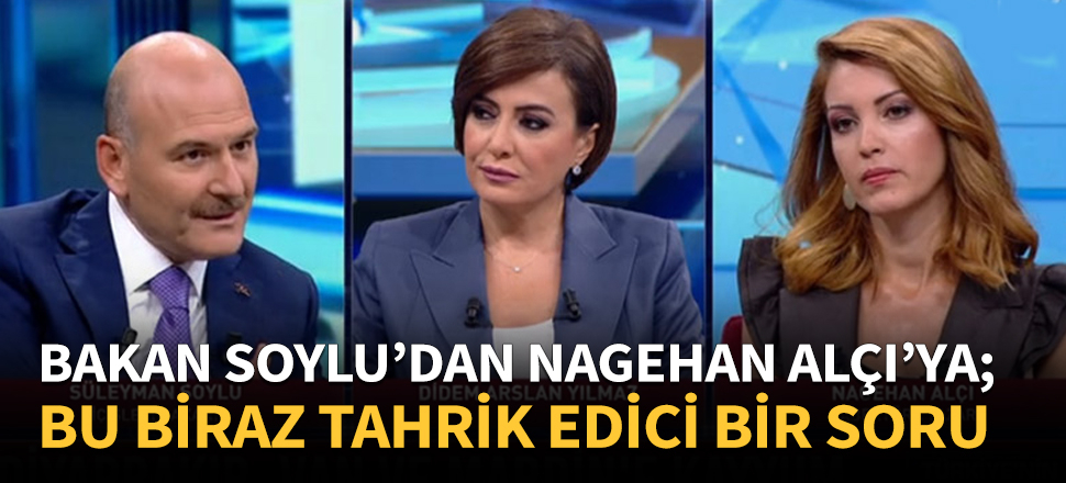 Alçı'nın Soylu'ya sorduğu soru gündem oldu