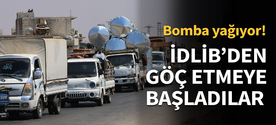 Siviller göç etmeye başladı...