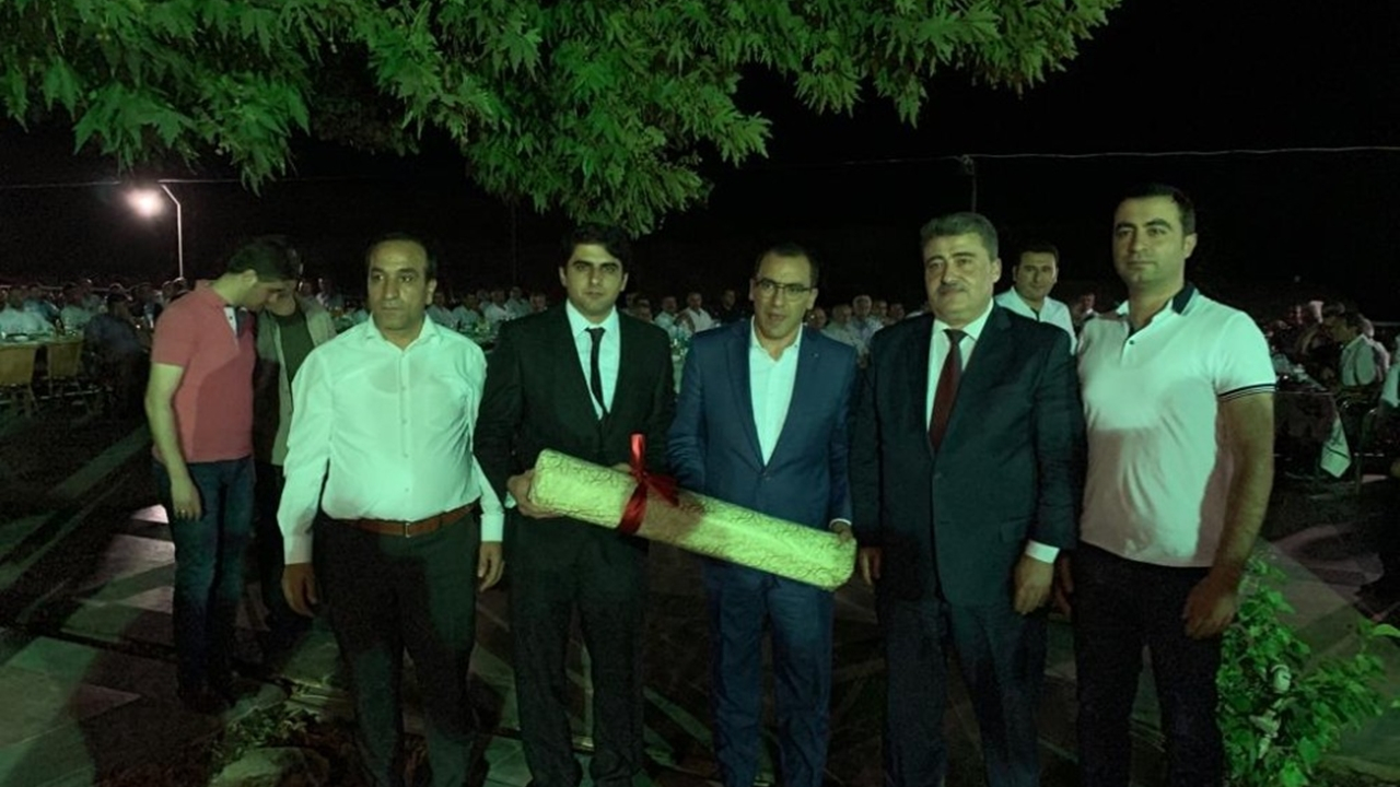 Adıyaman'da Kaymakam Ahmet Gazi Kaya’ya veda yemeği