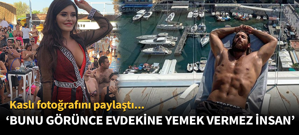 Can Yaman'ın fotoğrafına öyle bir yorum yaptı ki!