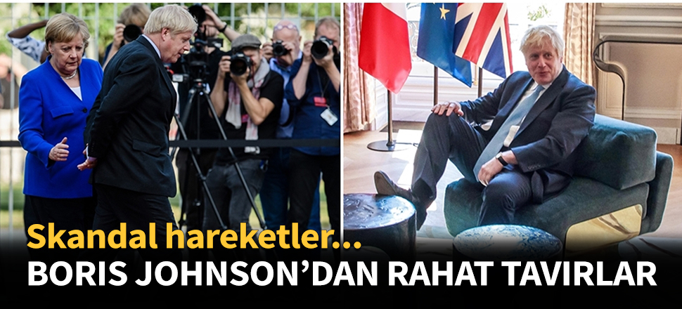 Boris Johnson'dan rahat tavırlar...
