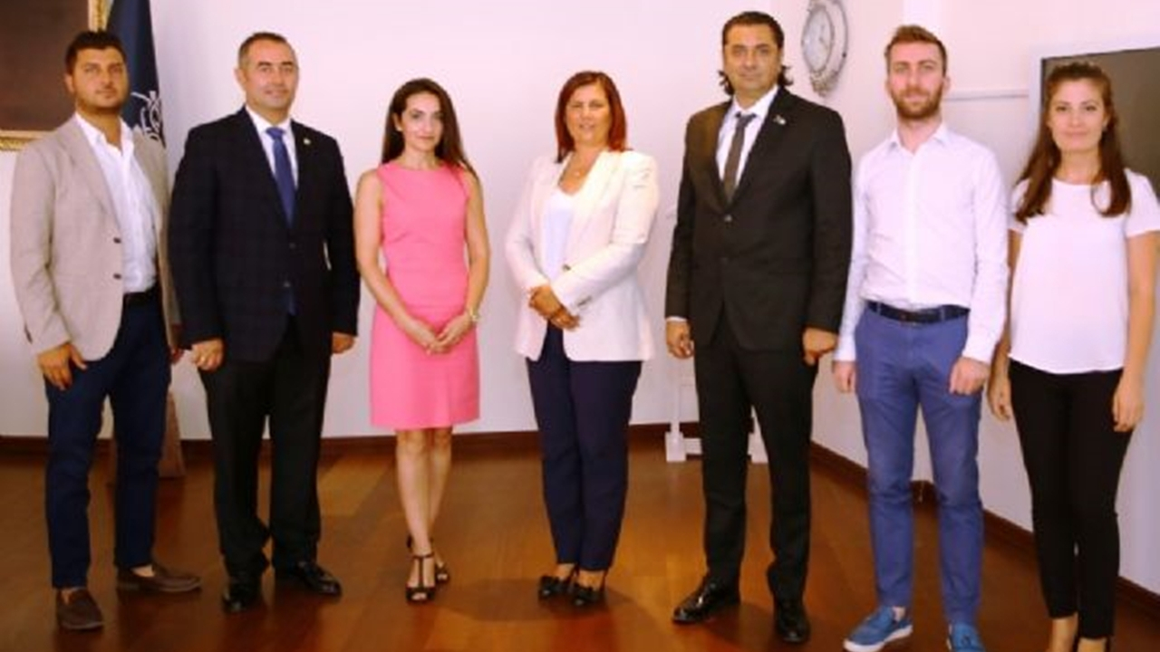 Aydın'da Sökeli işadamlarından Başkan Özlem Çerçioğlu’na ziyaret