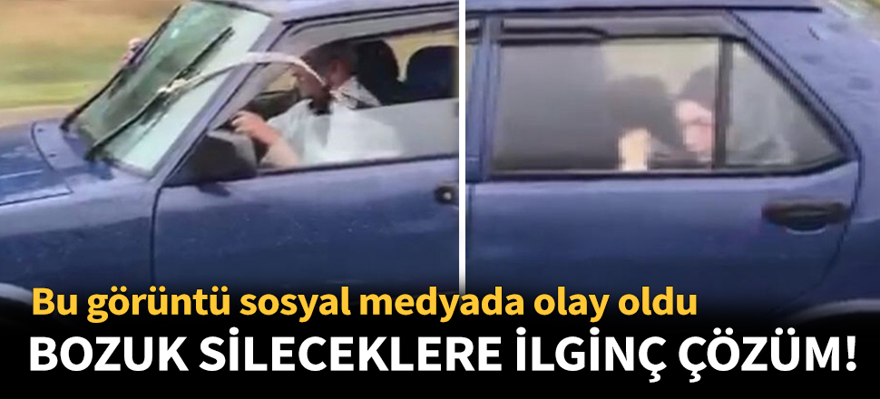 Bozuk sileceklere ilginç çözüm!