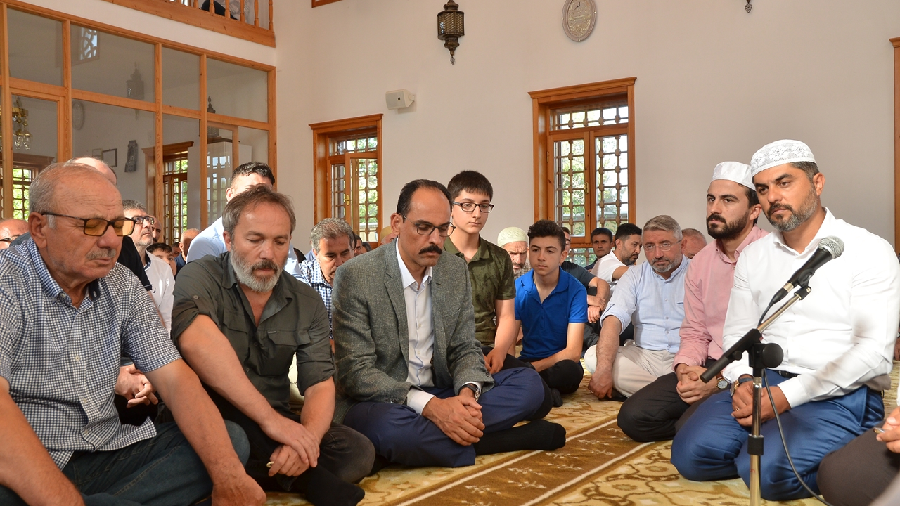 Şehit Erol ve Abdullah Tayyip Olçok için mevlit okutuldu...
