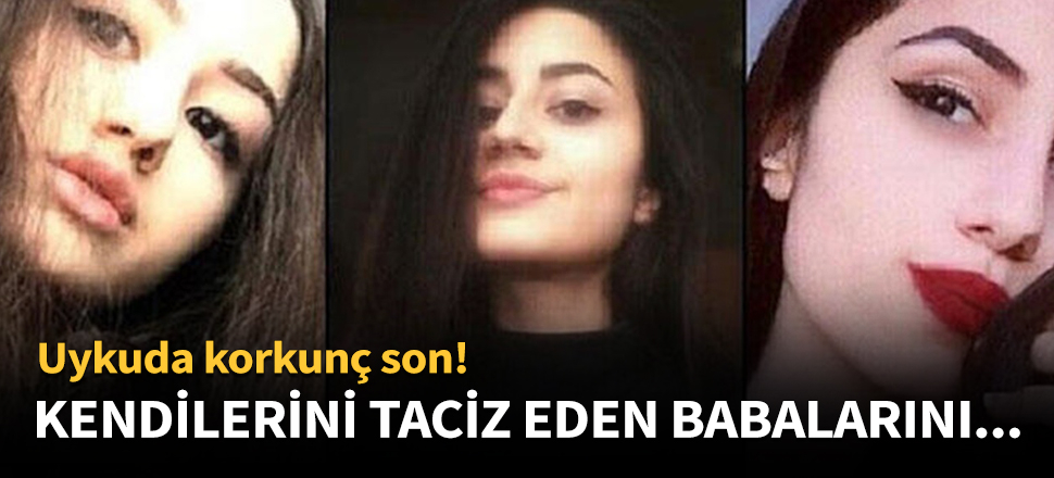 Kendilerini taciz eden babalarını öldürdüler