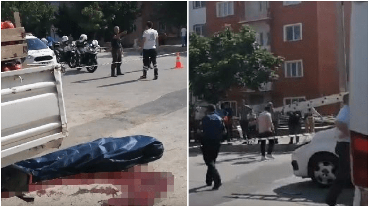 Eşiyle sokakta tartışan koca feci şekilde can verdi!