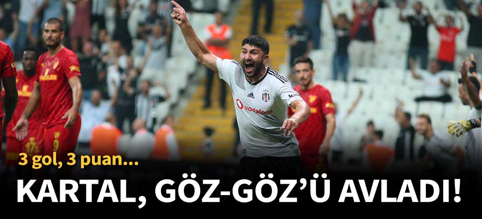 Beşiktaş, Göztepe'yi 3 golle geçti!
